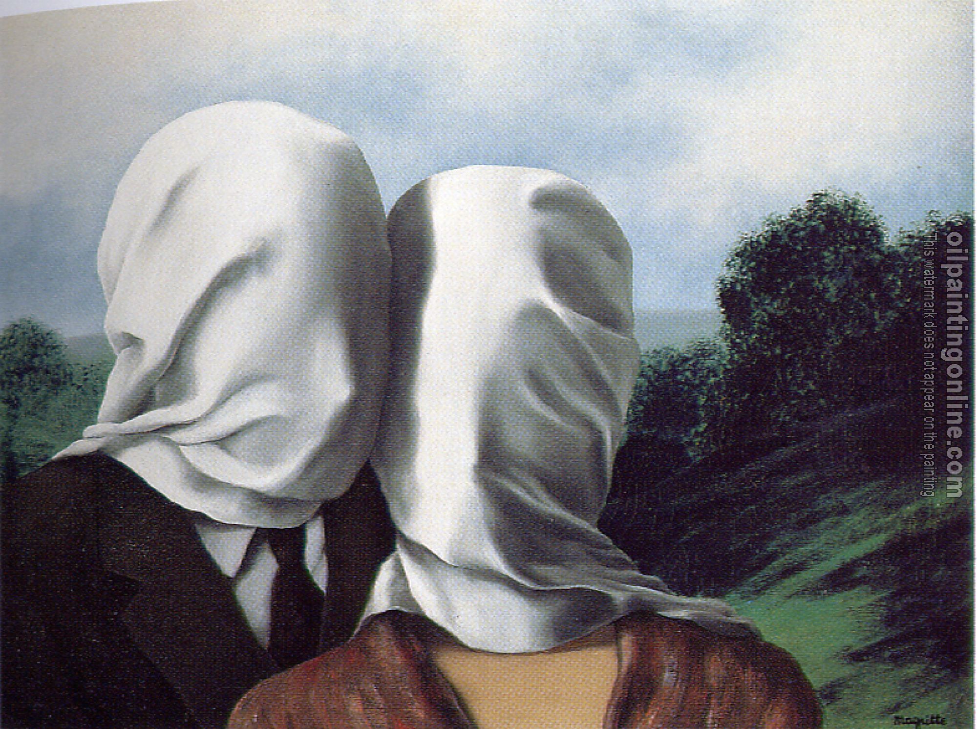 Magritte, Rene - the lovers